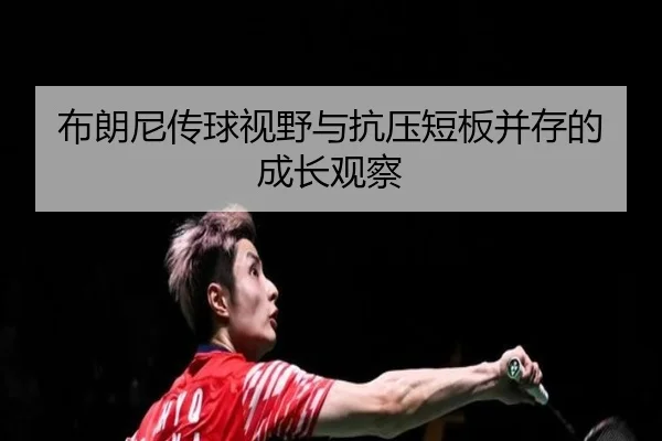 布朗尼传球视野与抗压短板并存的成长观察